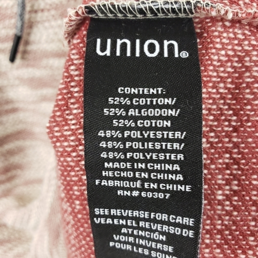 Union Men's Henley Hoodie Sweatshirt - Picture 5 of 8